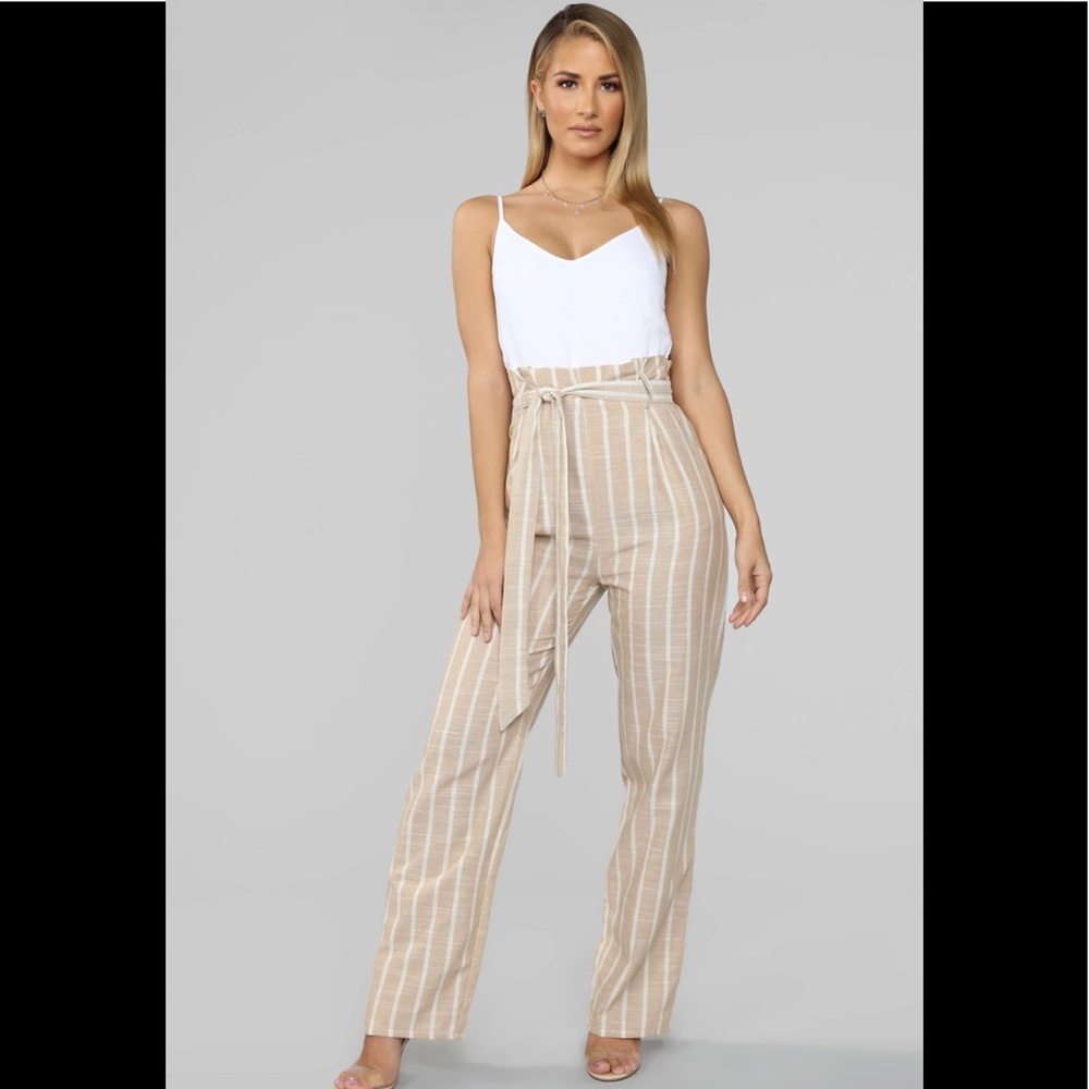 Stripe jumpsuit